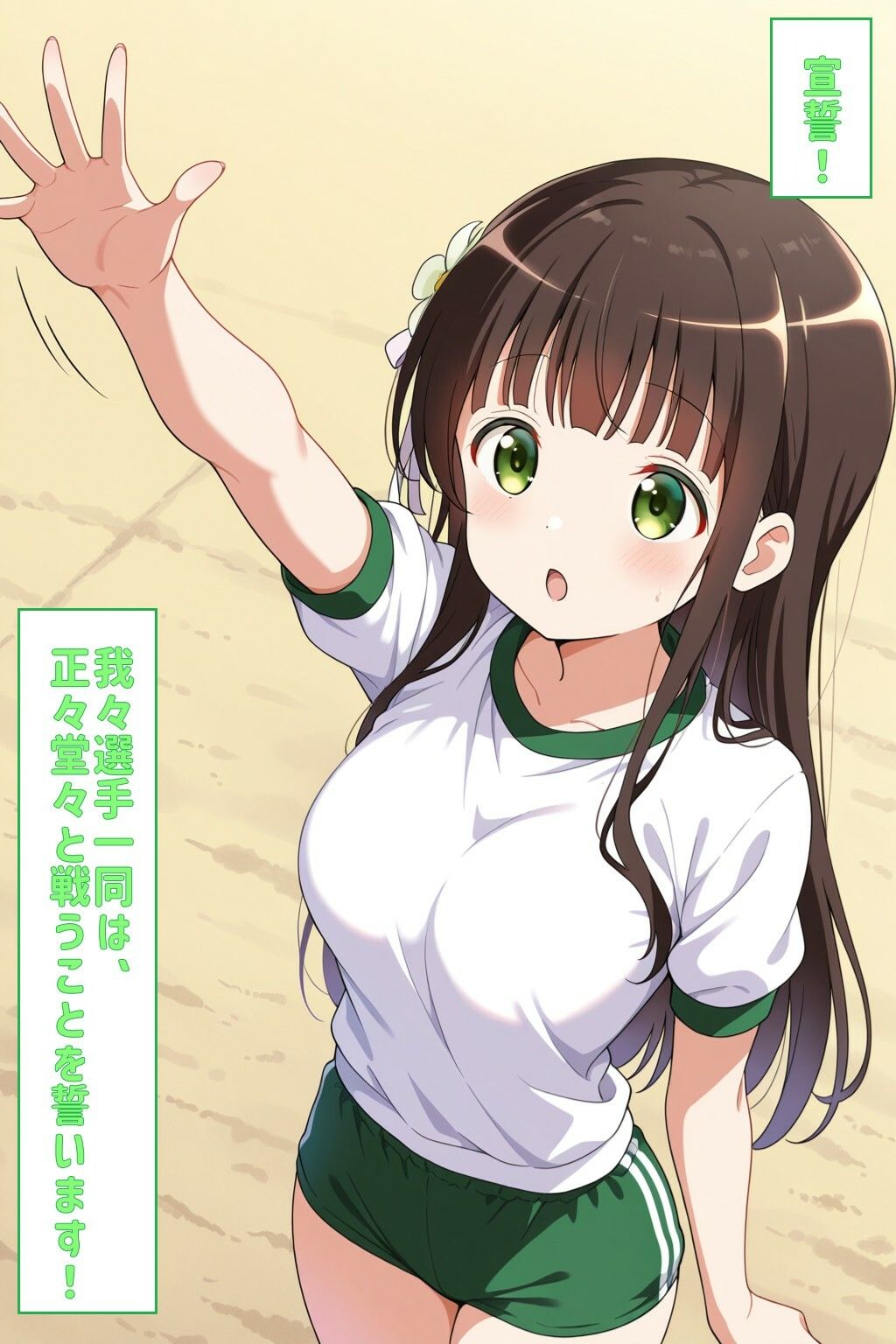 宣誓！我々選手一同は、正々堂々と戦うことを誓います！（ごちうさ） - サンプル画像 4