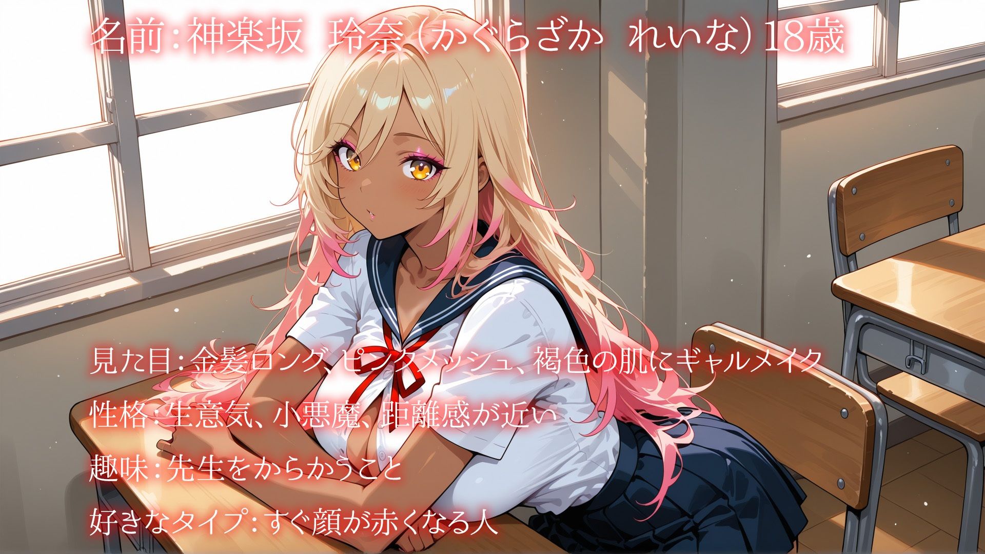 童貞教師×爆乳黒ギャル巫女  学校では僕をからかう生徒を、神社でハメまくった - サンプル画像 1