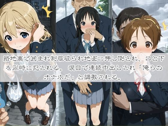 清楚系ヒロインがホームレスに拉致されて監禁いいなりオナホ化 け〇おん！ - サンプル画像 1