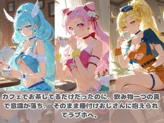 種付けおじさんに眠らされて拉致されたら、媚薬で毎日中出し調教www プ〇キュア01 - サンプル画像 1