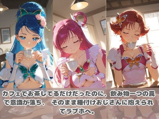 種付けおじさんに眠らされて拉致されたら、媚薬で毎日中出し調教www プ〇キュア02 - サンプル画像 1