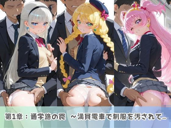 学園生活で複数男子に公開中出しされ続けた記録 〜襲い掛かる男子の汁軍団〜 プ〇キュア - サンプル画像 1