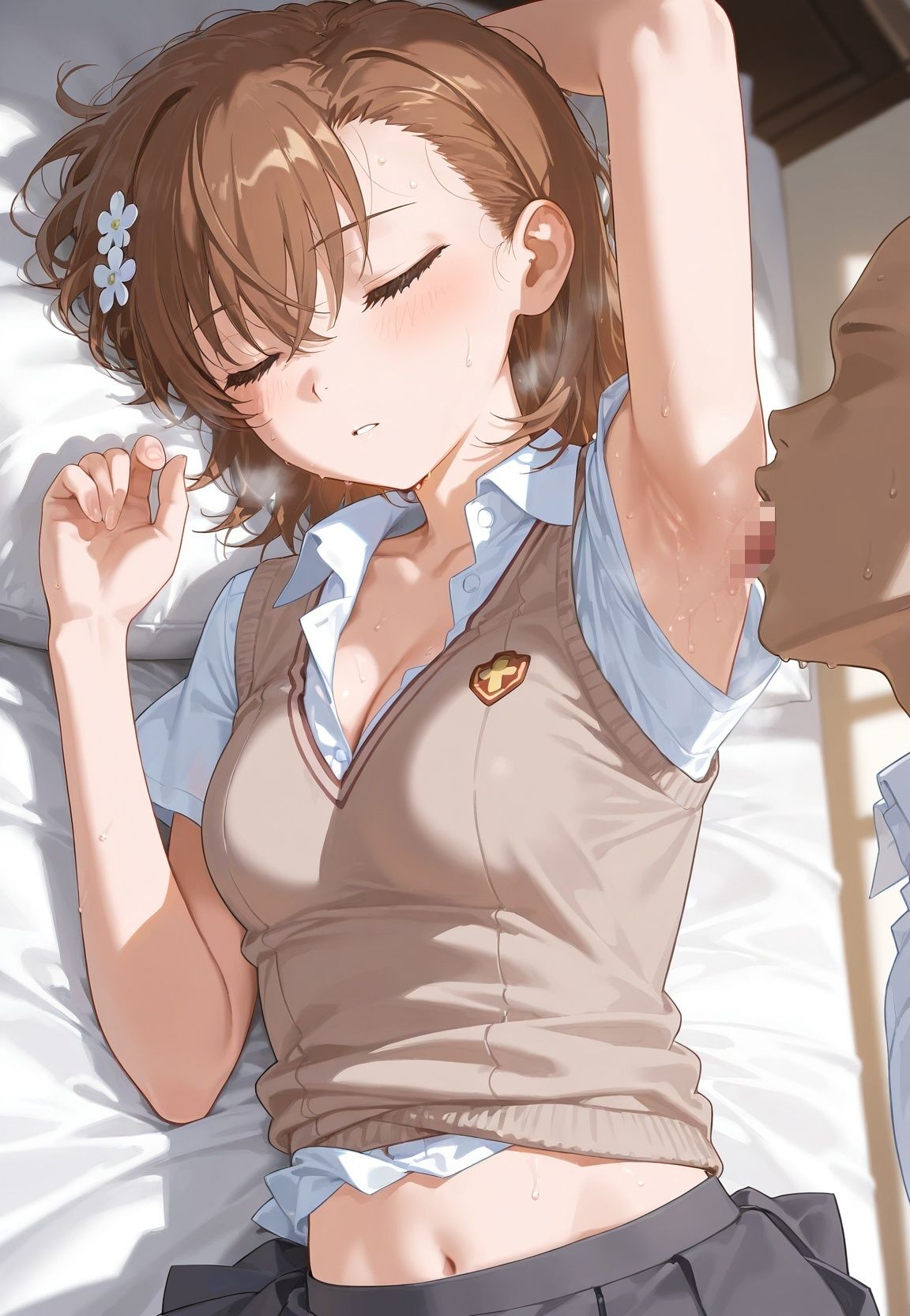 声かけられてお茶しただけなのに・・・簡単にお持ち帰りされて種付け調教されちゃう件www と〇る科学の超電磁砲 - サンプル画像 1