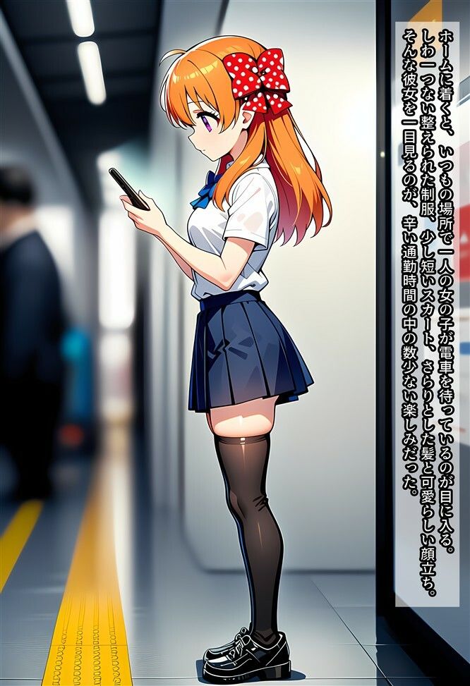 千代ちゃんを盗撮したり痴○したりする話 - サンプル画像 1