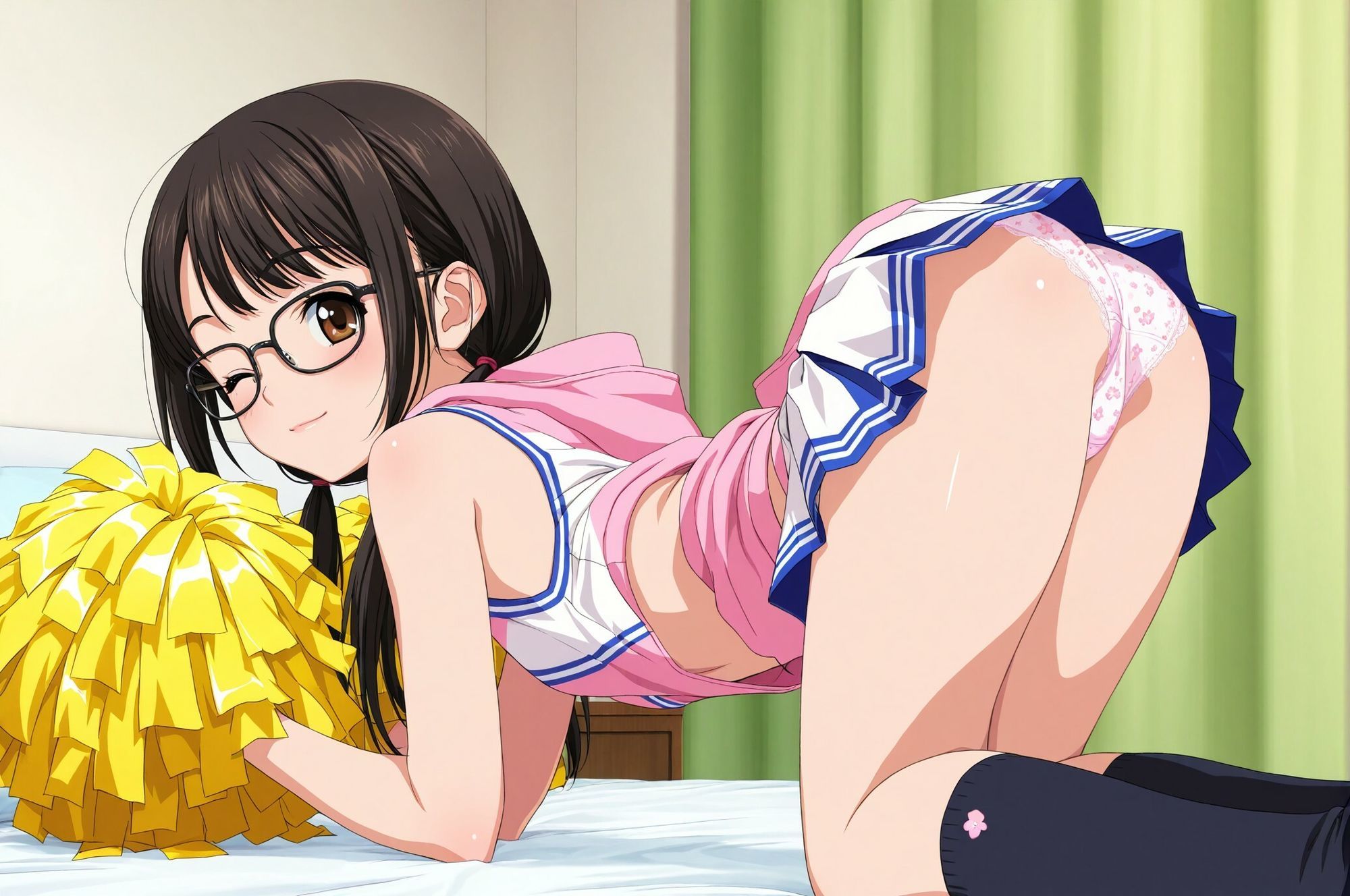 生パンチアガールの四つん這いパンチラ  Vol.3 - サンプル画像 4
