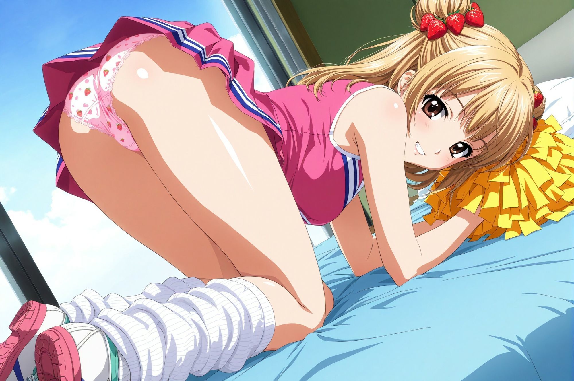 生パンチアガールの四つん這いパンチラ  Vol.3 - サンプル画像 7