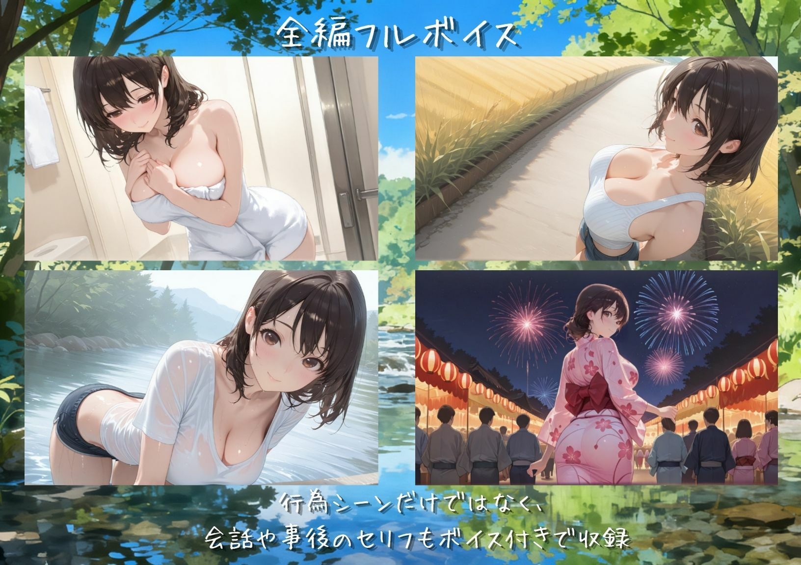 【4K高画質120FPS】あの夏、幼馴染と、 - サンプル画像 2