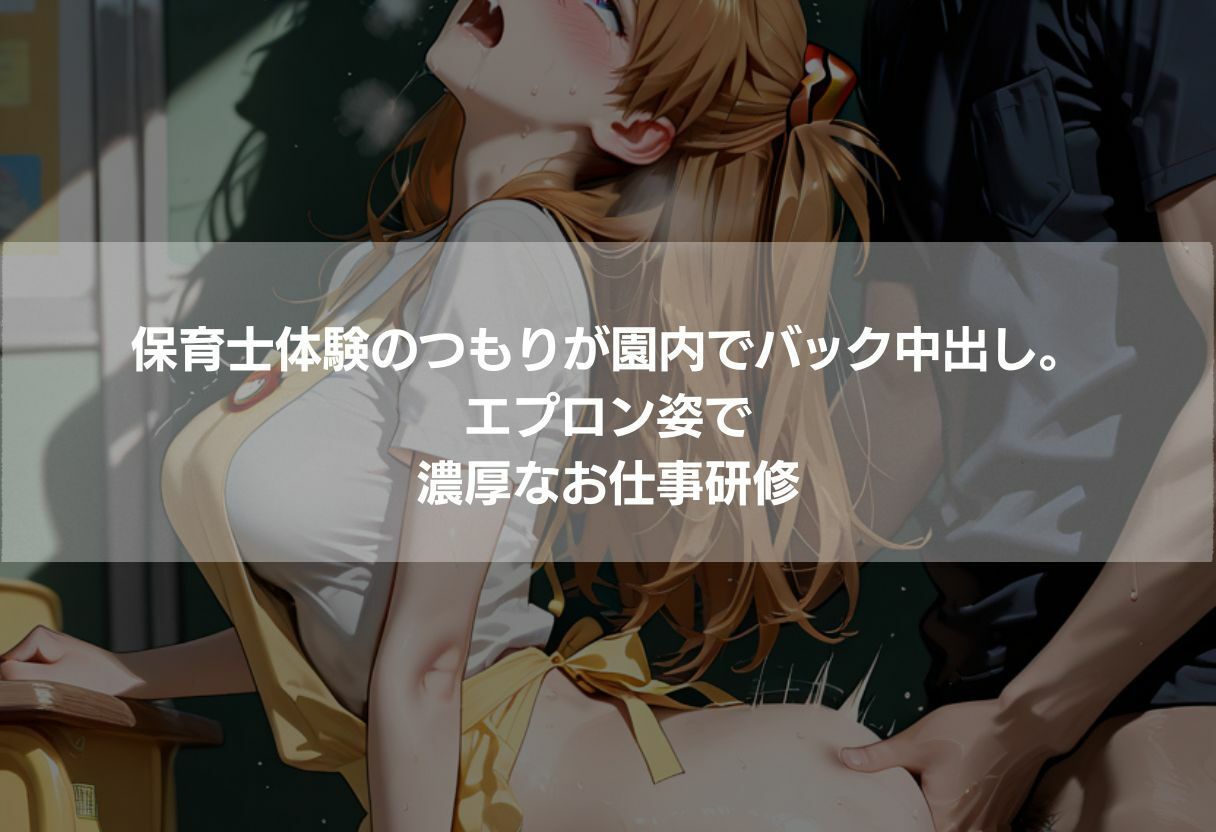 【アニメ同人】色々なお仕事体験に行ったらビッチがスイッチ入っちゃってエッチな事をする。〜制服姿で416枚の濃厚記録〜 - サンプル画像 9