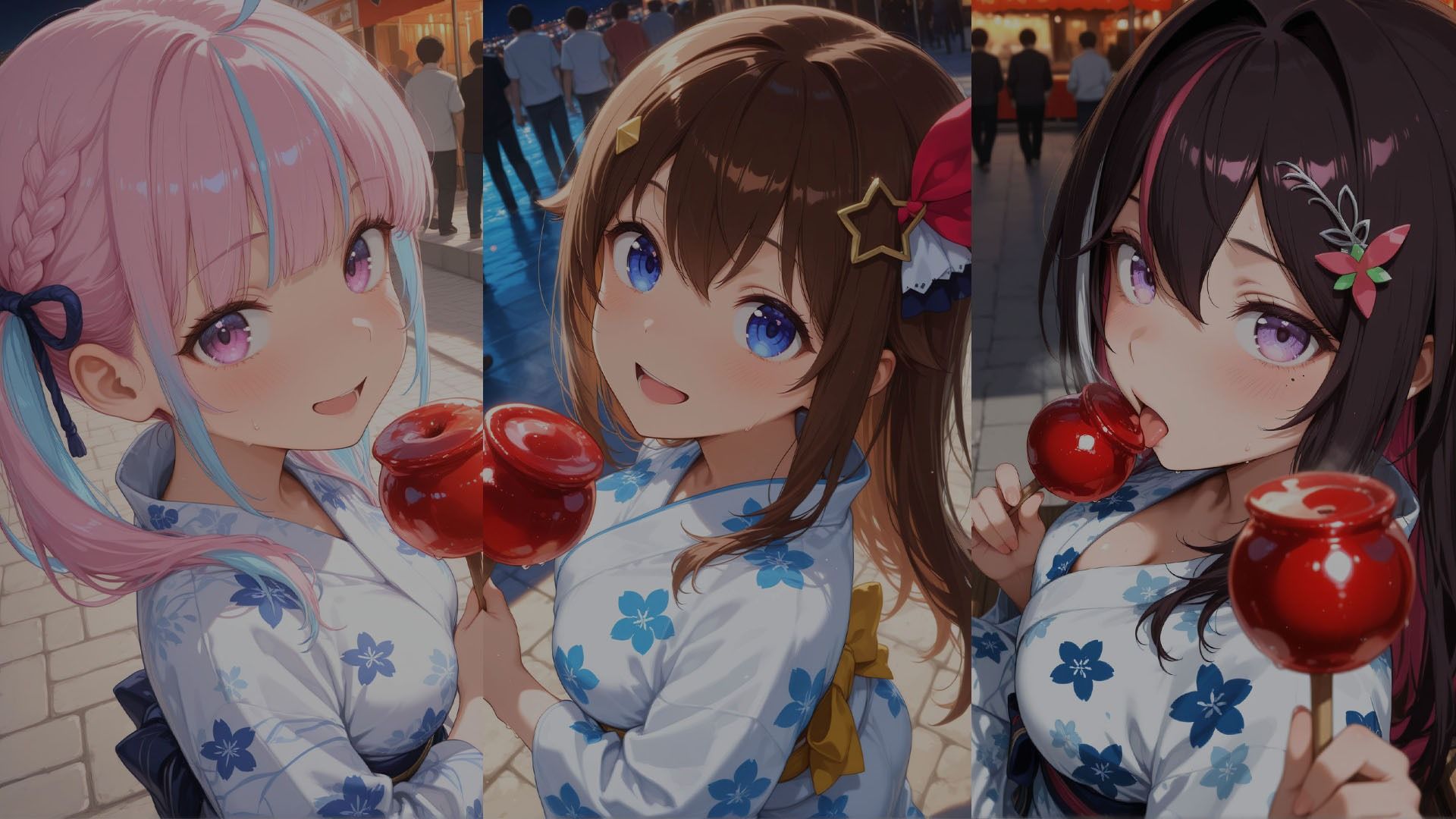 あの子はアイドル〜夏祭り浴衣デート編 〜  （ホ●ライブ バージョン ） - サンプル画像 1