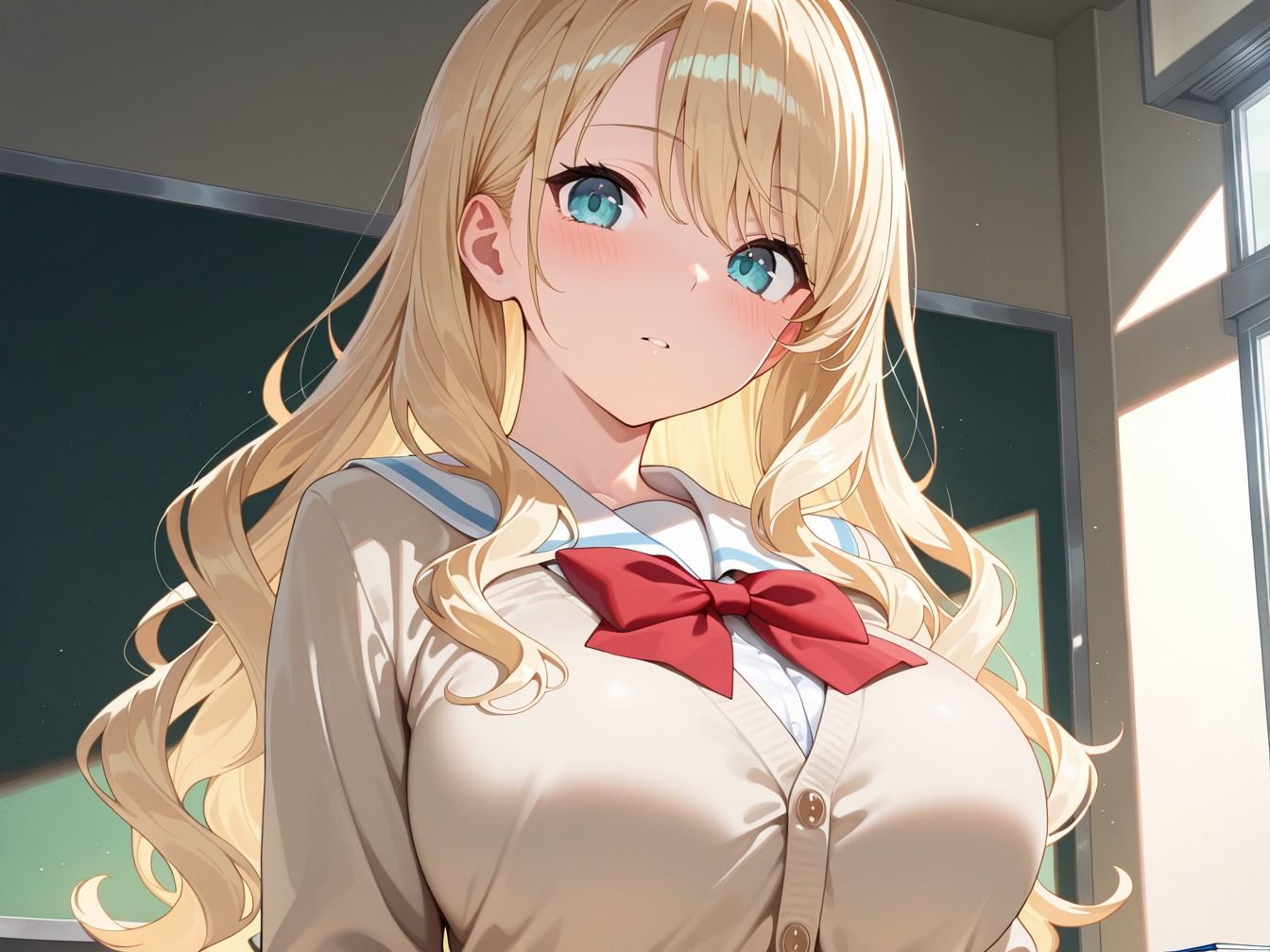 かまってちゃんな白ギャルJKと欲望のままに孕ませ中出しSEX - サンプル画像 1
