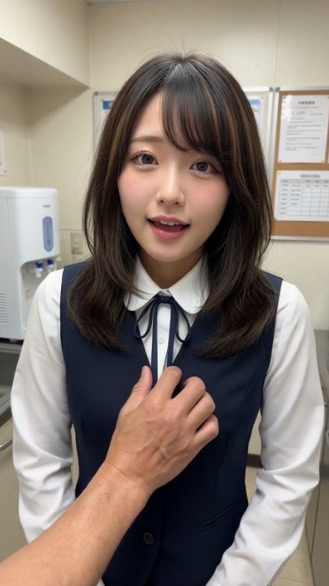 新入社員 給湯室 課長 先輩 いたずら 不倫 セクハラ ブラジャー パンティ OL 職場 - サンプル画像 5