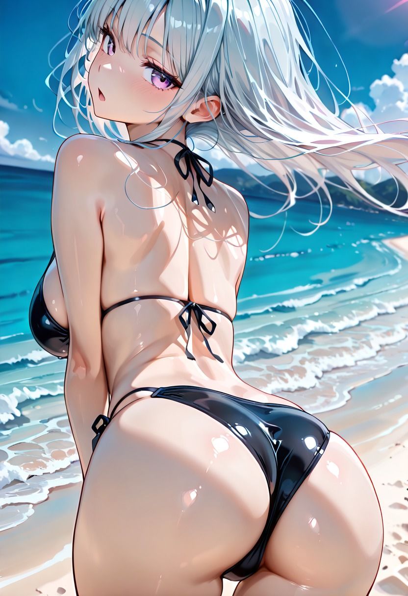 ビキニ美女たちと真夏のビーチで濃厚生ハメSEX  巨乳グラドルのマル秘撮影会 - サンプル画像 5