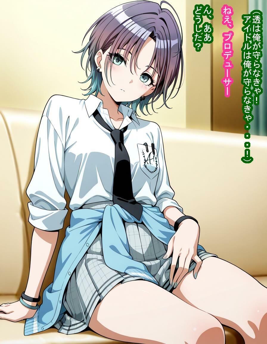 浅〇透ちゃんが種付けおじさんに支配されてプロデューサーが好きなのに種付けおじさんの子を産む話 - サンプル画像 6