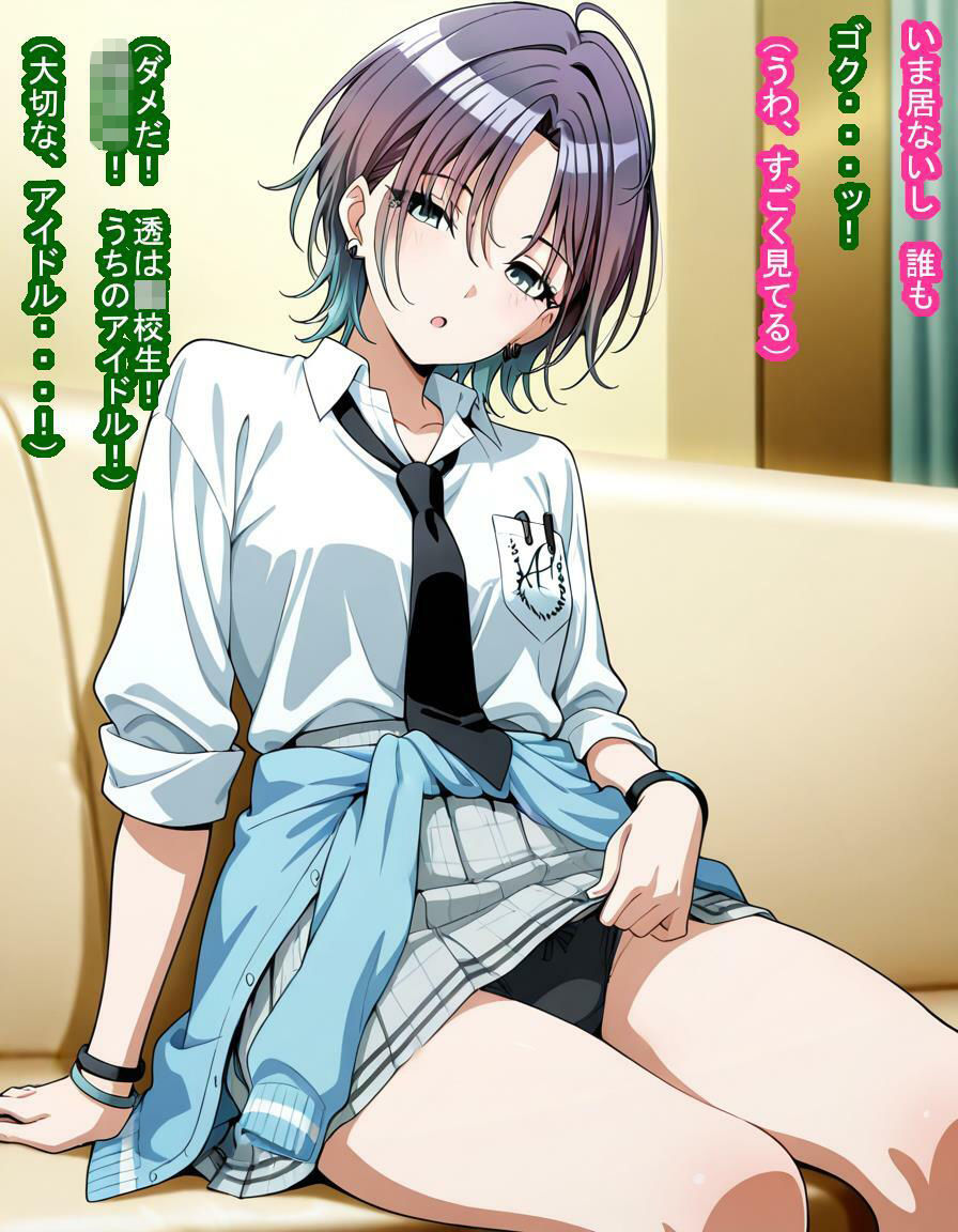 浅〇透ちゃんが種付けおじさんに支配されてプロデューサーが好きなのに種付けおじさんの子を産む話 - サンプル画像 8