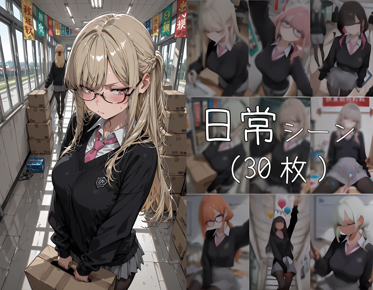 おじさん教員に種付けされる文化祭実行委員 - サンプル画像 3