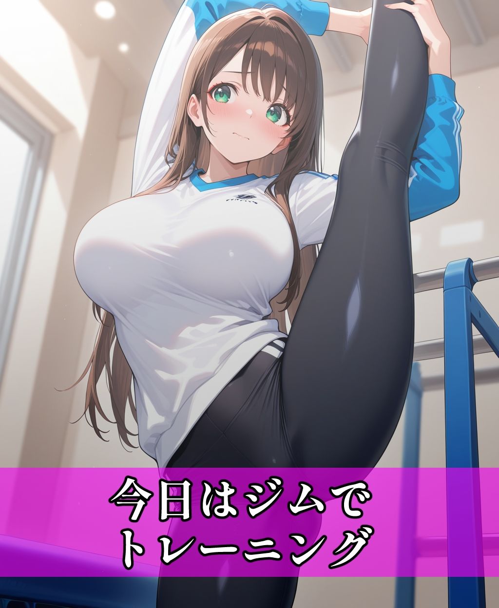 ジムオナニーがばれた美人OLはトレーナーとはめまくる話 - サンプル画像 2