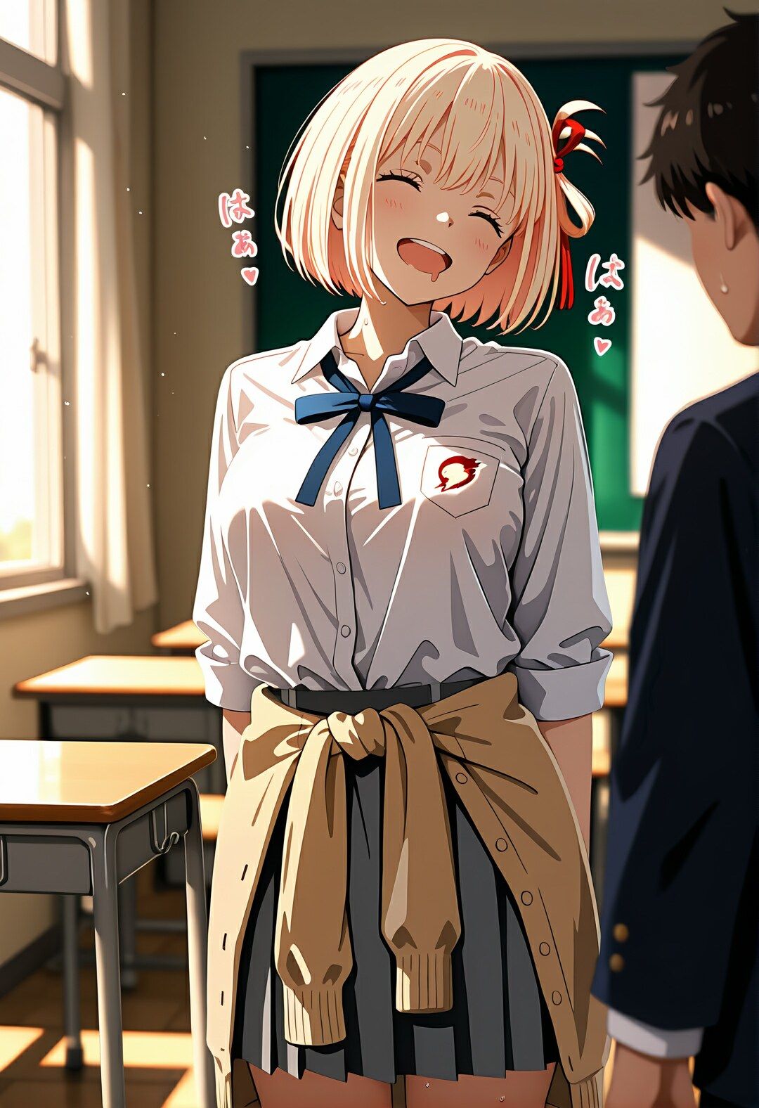 【リ〇リコ】千〇の催〇アプリでH三昧〜抑えきれない学校H〜 - サンプル画像 3