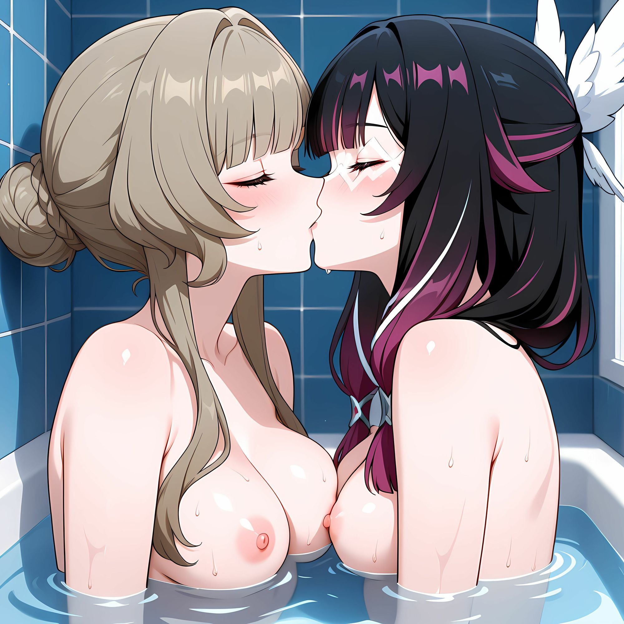 一緒にお風呂 コロンビーナとサンドローネ - サンプル画像 5