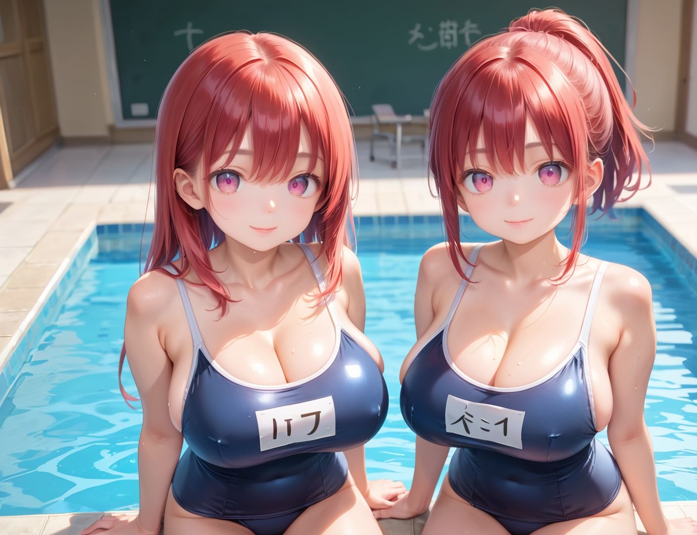水泳部女子たちの不健全な夏休み Vol.1 - サンプル画像 8