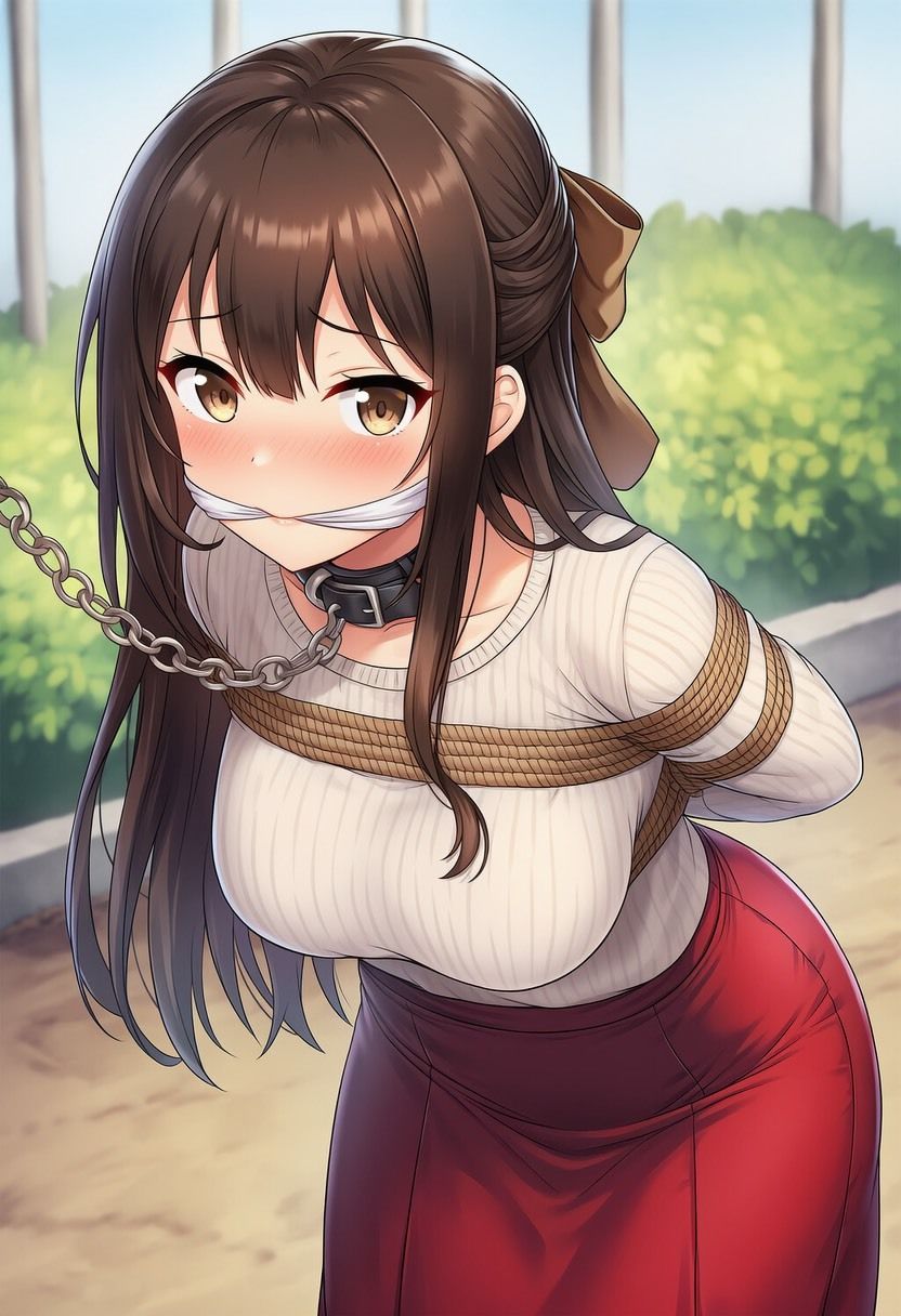 【音声付き】緊縛された女の子動画集 〜首輪編〜 - サンプル画像 1