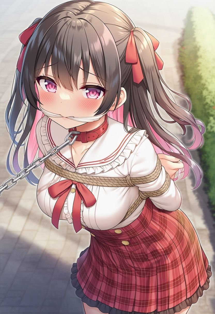【音声付き】緊縛された女の子動画集 〜首輪編〜 - サンプル画像 3