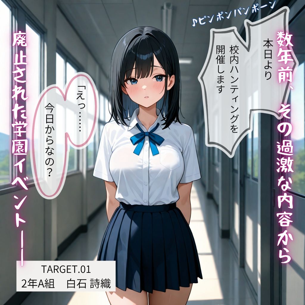 校内ハンティング 〜REVIVAL〜 TARGET.01 白石詩織FILE.1 - サンプル画像 2