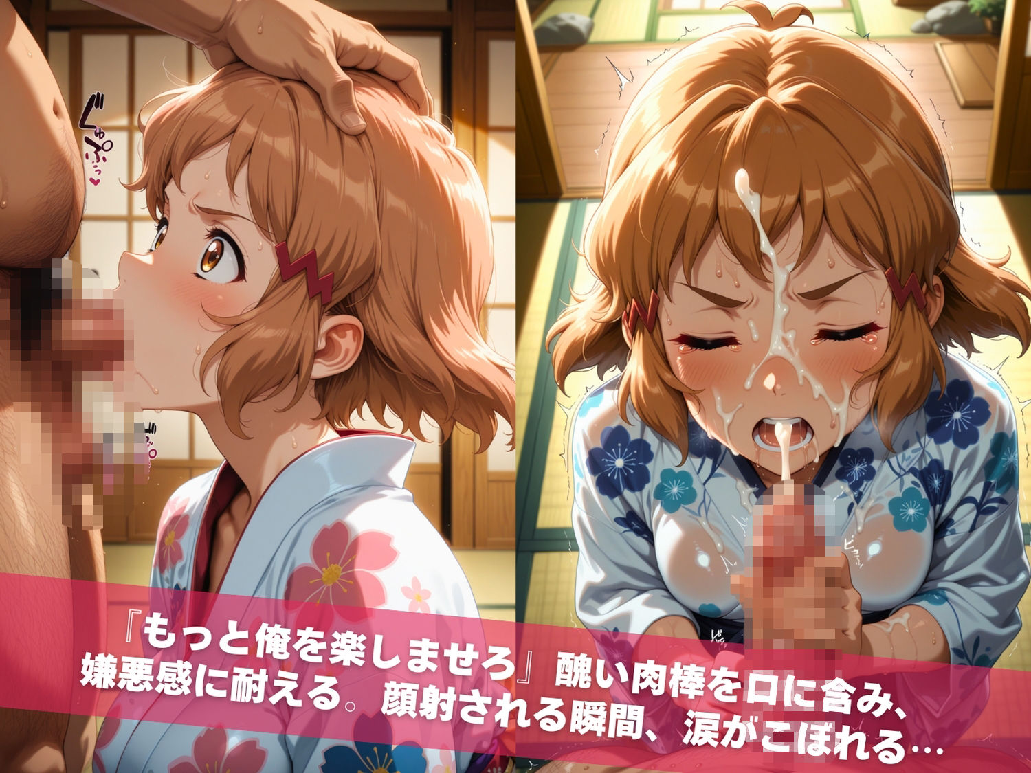 キモおじ温泉地獄 戦姫絶唱シ●フォギア編 - サンプル画像 4