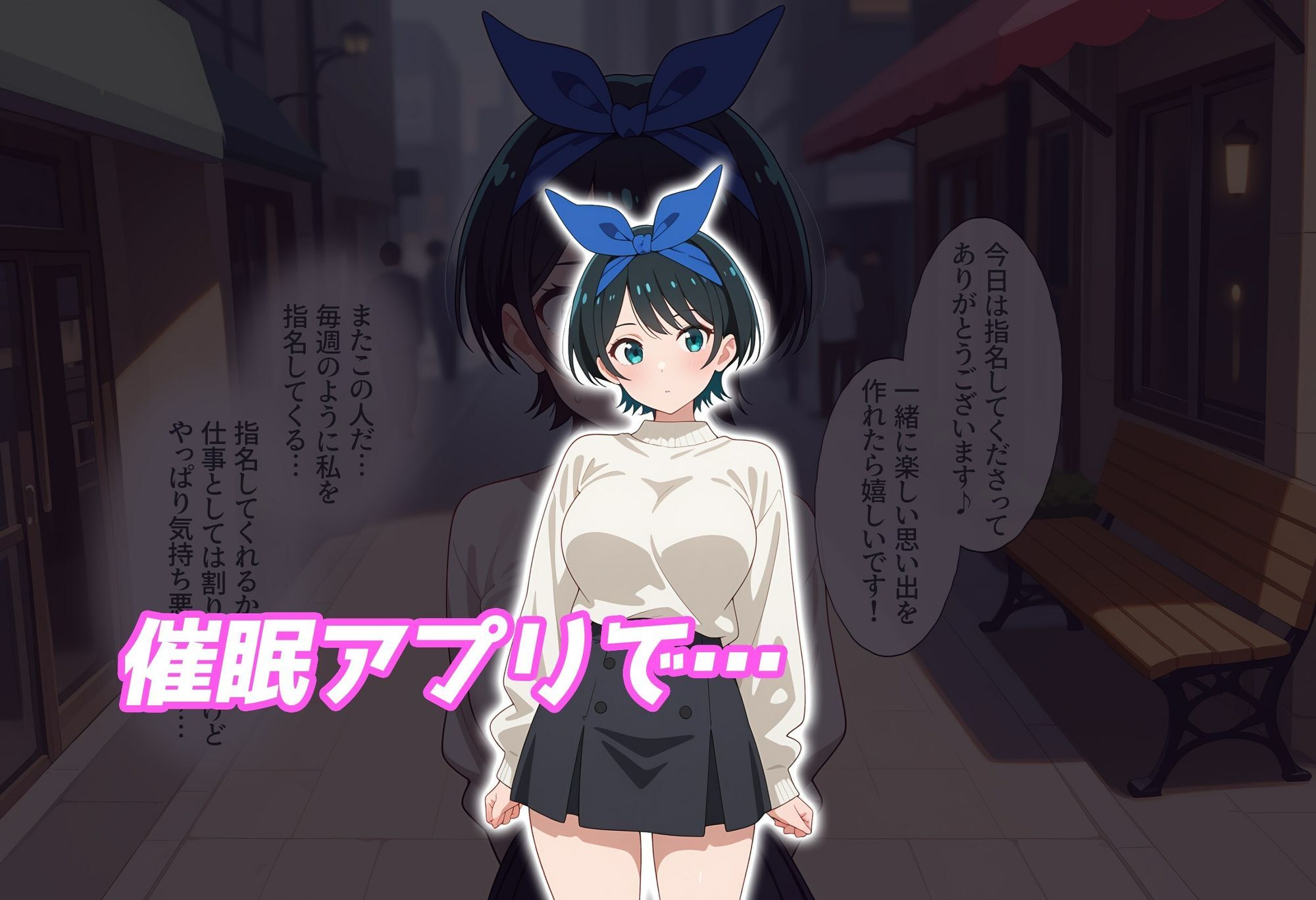【洗脳服従】レンタル彼女の人気キャストも、催●アプリで自分専用生ハメ彼女 - サンプル画像 4