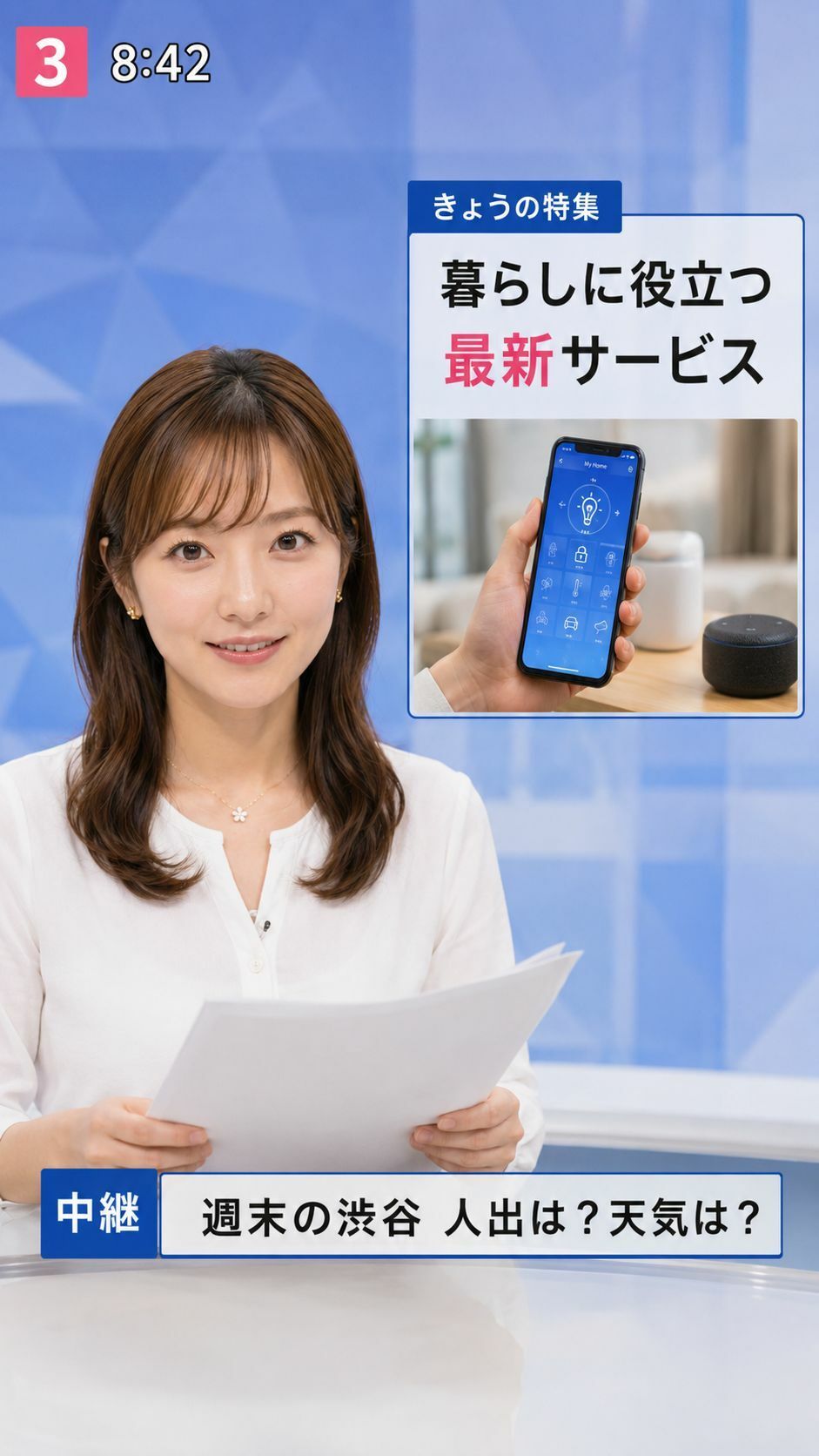 【AI動画】GGC vol.40 女子アナ編14 【ぶっかけ】 - サンプル画像 2