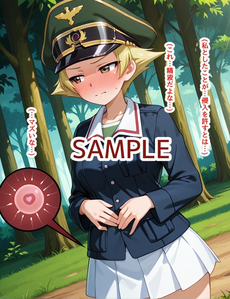 ハメパン〇ァー 〜どんなセクハラもルールと言われれば従っちゃう戦車道少女〜 - サンプル画像 7