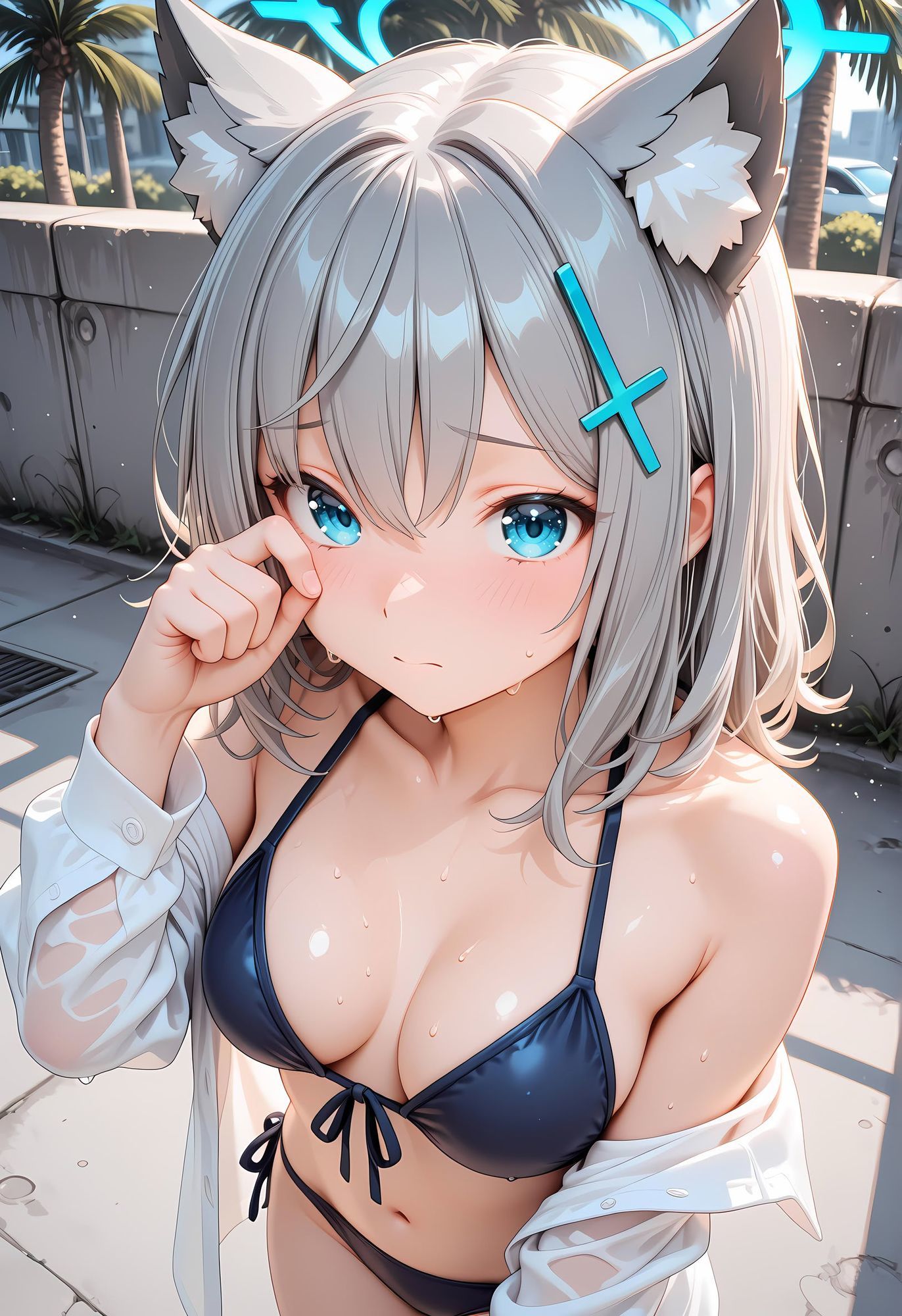 催● 渚物語 〜ブル〇カ 砂狼シ〇コ水着ビキニ編〜 海水浴で賑わう常夏のビーチ、そして蘇るあの日の悪夢 - サンプル画像 9