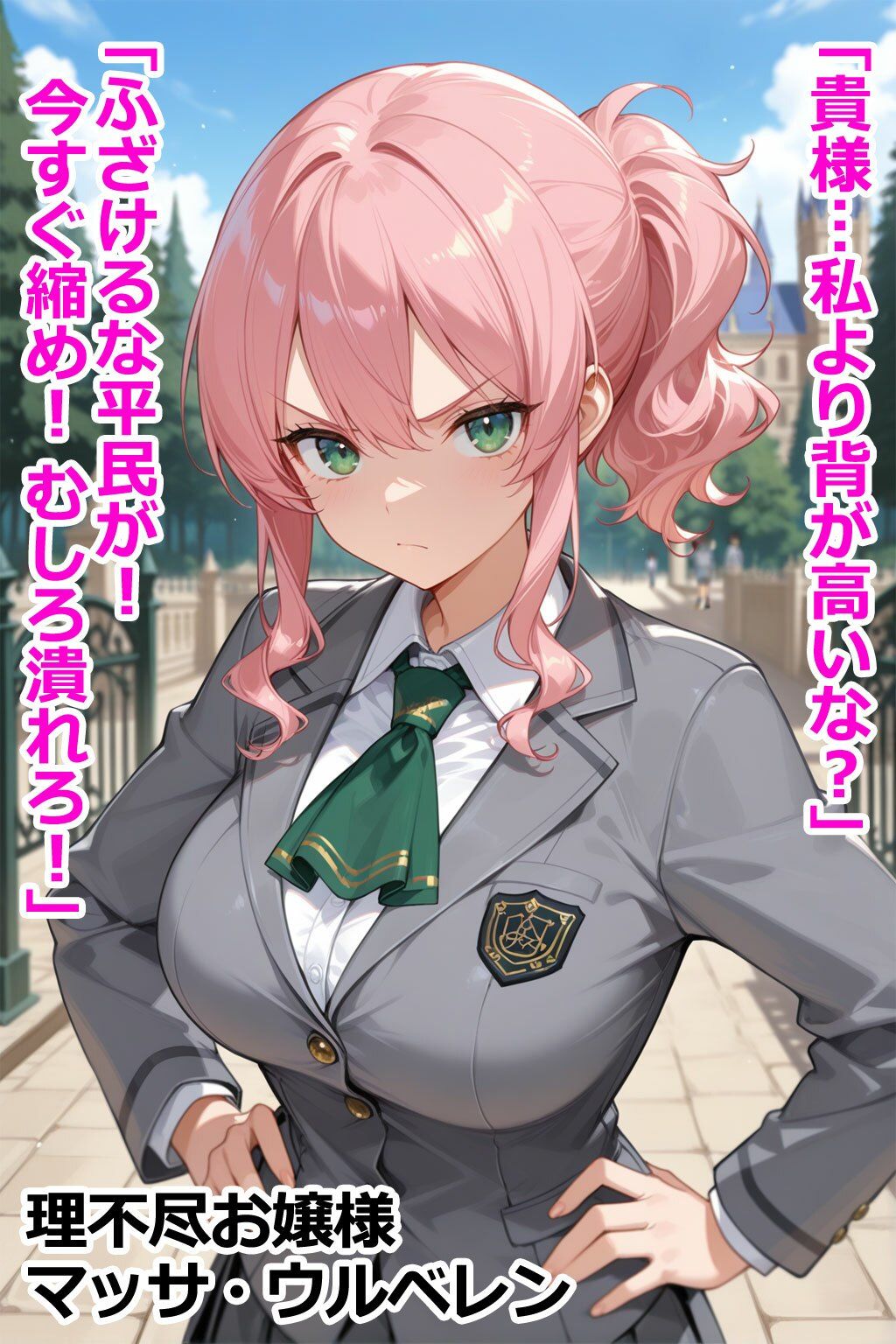 巨乳お嬢様編 即堕ち3コマ - サンプル画像 3