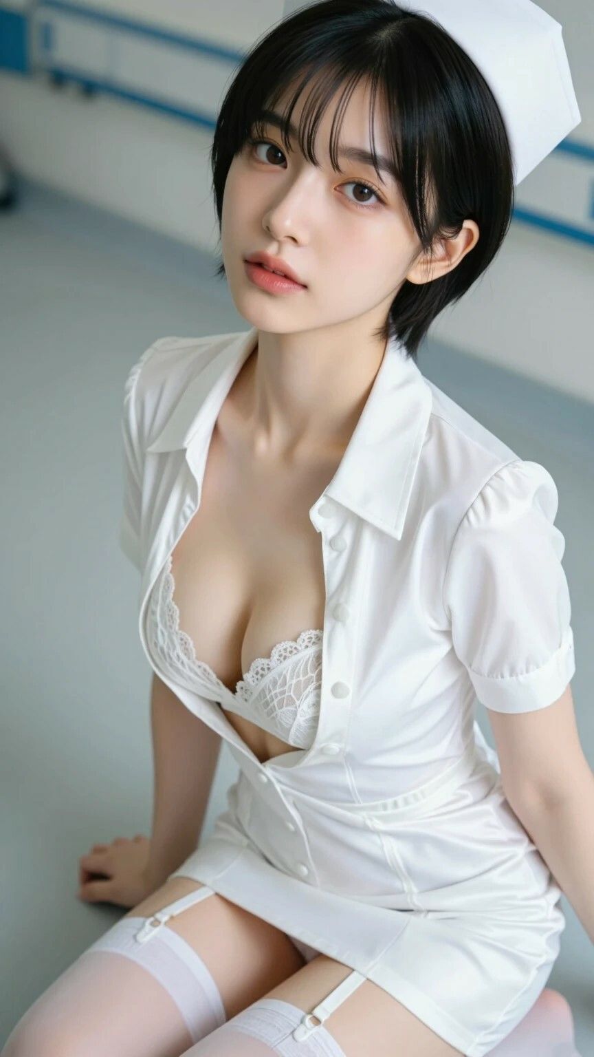 6K高画質保存版｜Elsefield Studio 0001 Nurse Collection｜ナース服コスプレ美女画像200枚セット - サンプル画像 1