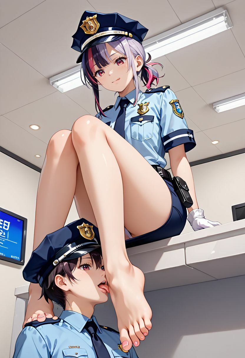 女王様と舐め犬 vol.14 M男を翻弄する女警察編 - サンプル画像 6