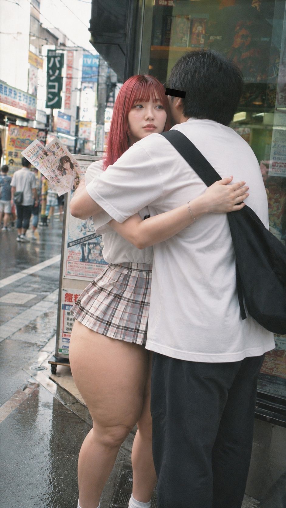 異次元AI彼女 〜街で出会った規格外の太もも〜 - サンプル画像 3