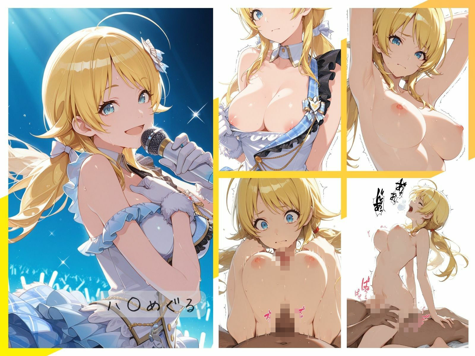 シャイニーアイドル全裸図鑑 n○ctchill＆イ○ミネ編 - サンプル画像 7