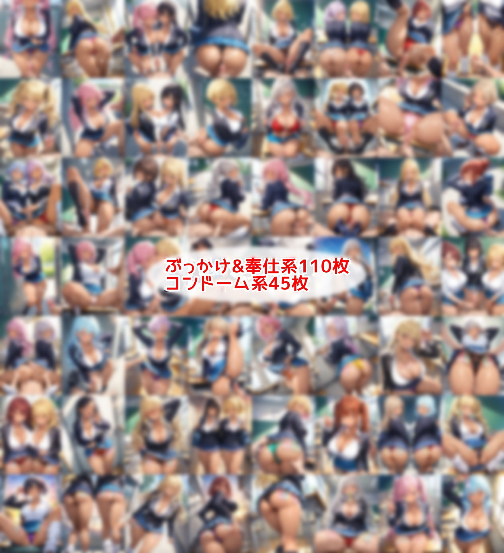 超ミニスカ女学園 番外編3〜パンツ丸見え黒ギャルJKのパンチラ観察したり、見抜きしたり、射精のお手伝いしてもらうイラスト集〜 - サンプル画像 2
