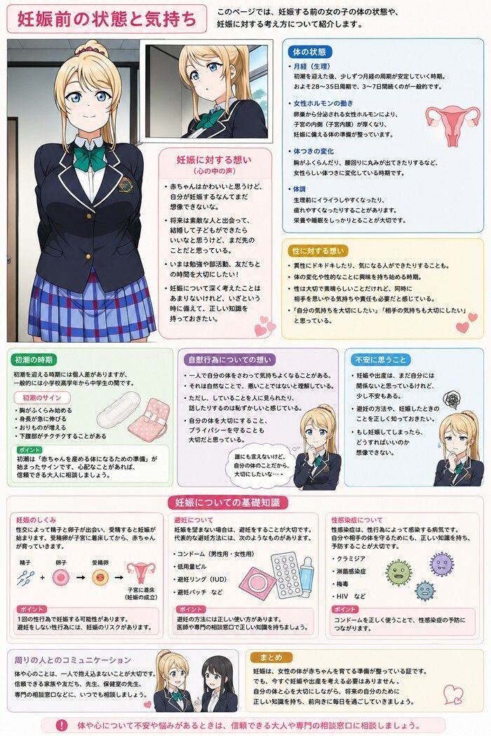 少子化対策のため性教育の教材に選ばれたクラスメイト_voL4 - サンプル画像 1