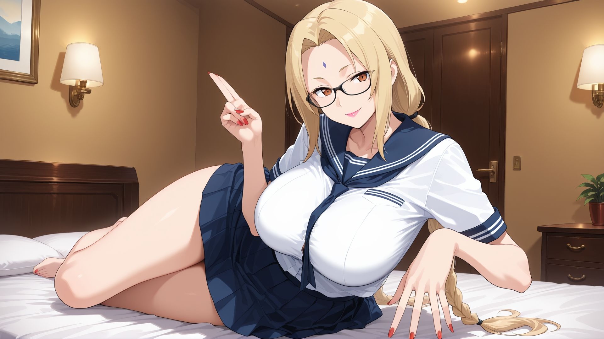 寝ている○○にぶっかけ  つなで編 - サンプル画像 4