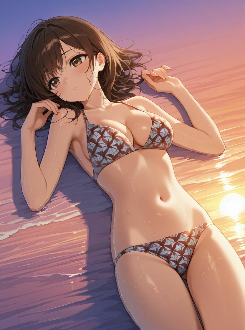 水着少女コレクション  夕暮れ編  【135枚＋特典動画付き】 - サンプル画像 1