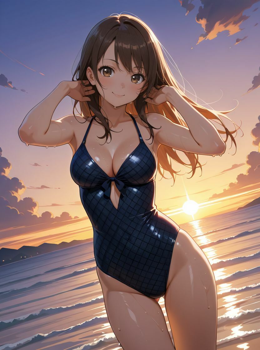 水着少女コレクション  夕暮れ編  【135枚＋特典動画付き】 - サンプル画像 2