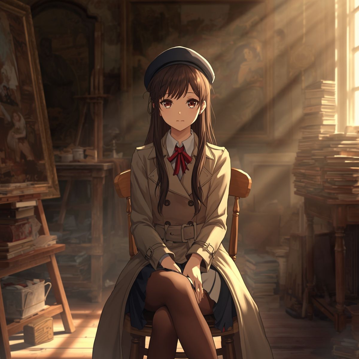 【AIイラスト集】NOSTALGIA III - 追憶のネガフィルムと夕暮れの遊園地 - - サンプル画像 2