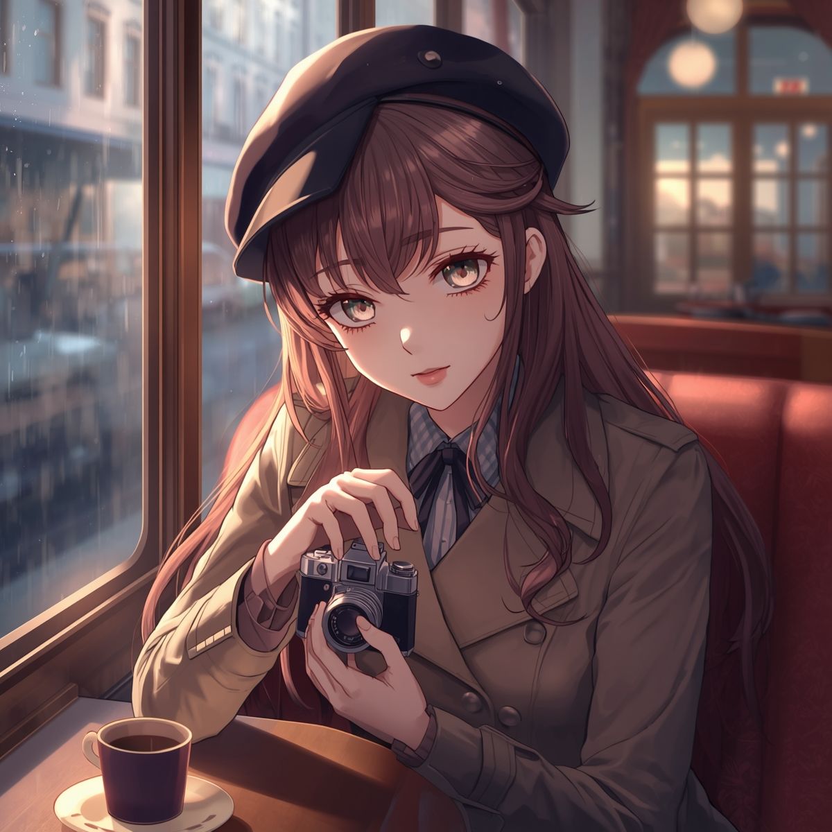【AIイラスト集】NOSTALGIA III - 追憶のネガフィルムと夕暮れの遊園地 - - サンプル画像 6