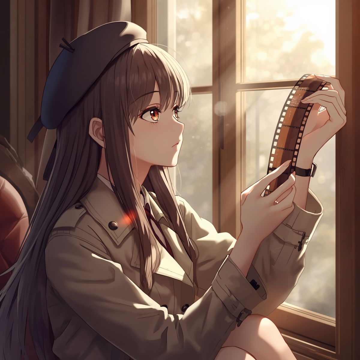 【AIイラスト集】NOSTALGIA III - 追憶のネガフィルムと夕暮れの遊園地 - - サンプル画像 9
