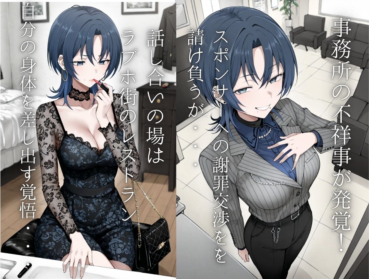 弱みを握られ愛人契約  孕ませSEXを強要される  火〇青 - サンプル画像 1