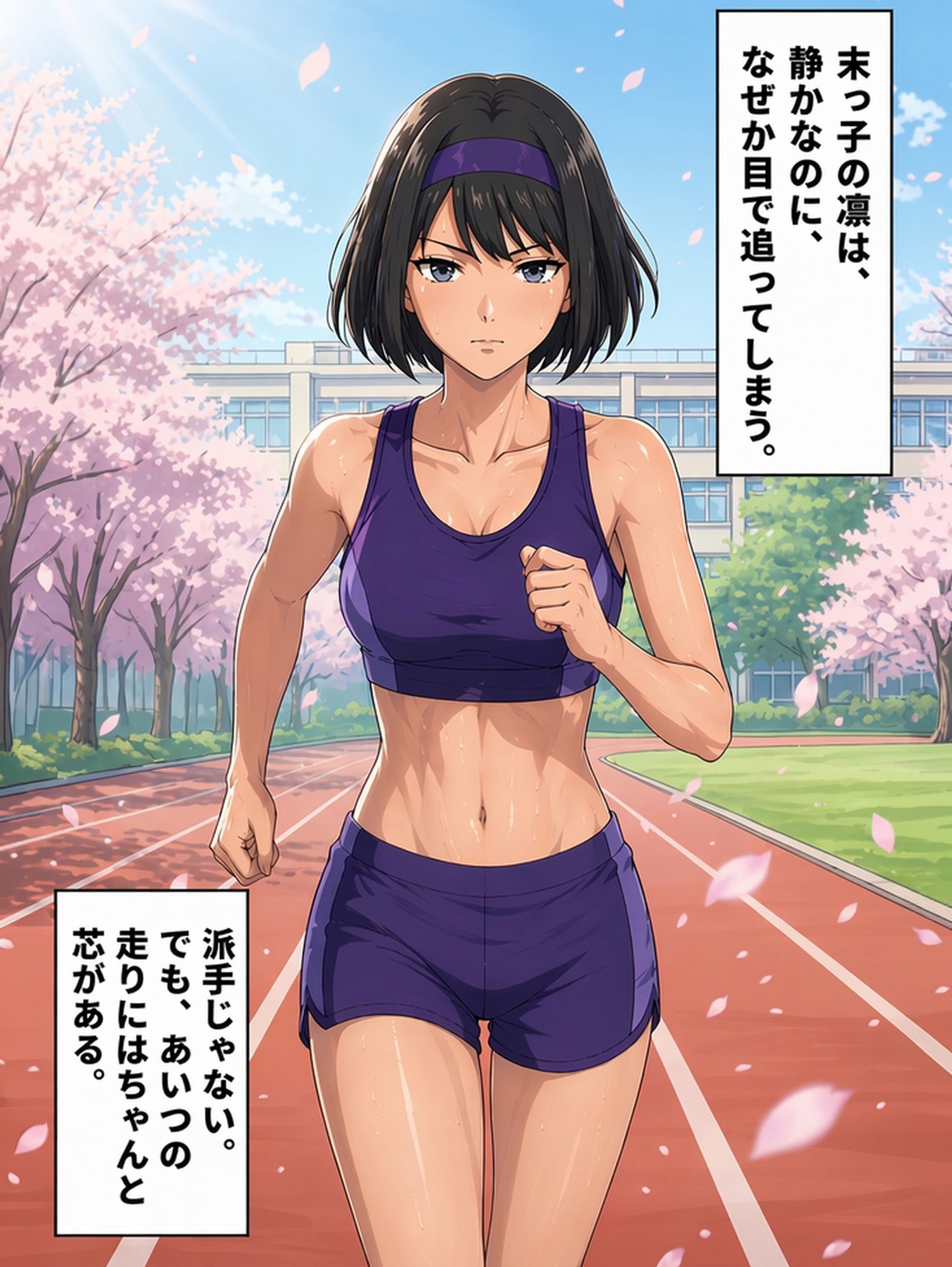 【陸上実妹3姉妹NTRシリーズ】 ハゲ山コーチの毒牙 Vol.3凛編 - サンプル画像 2