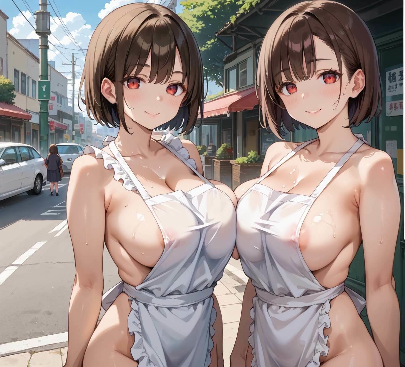 どエロ裸エプロン美女に、我慢できない ★★430枚★★ - サンプル画像 3