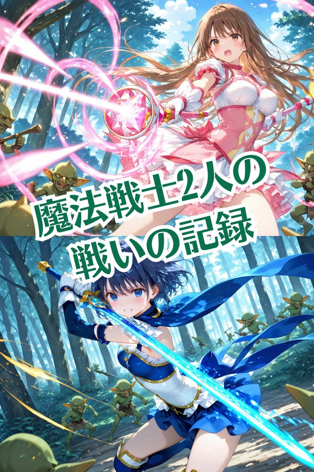魔法戦士えりな＆せりか vol.4 ゾンビとゴブリンの餌食 編 - サンプル画像 1