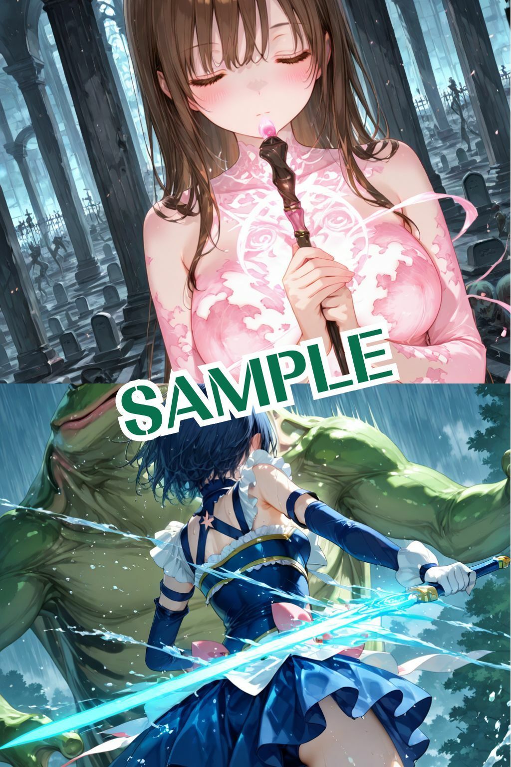 魔法戦士えりな＆せりか vol.4 ゾンビとゴブリンの餌食 編 - サンプル画像 10