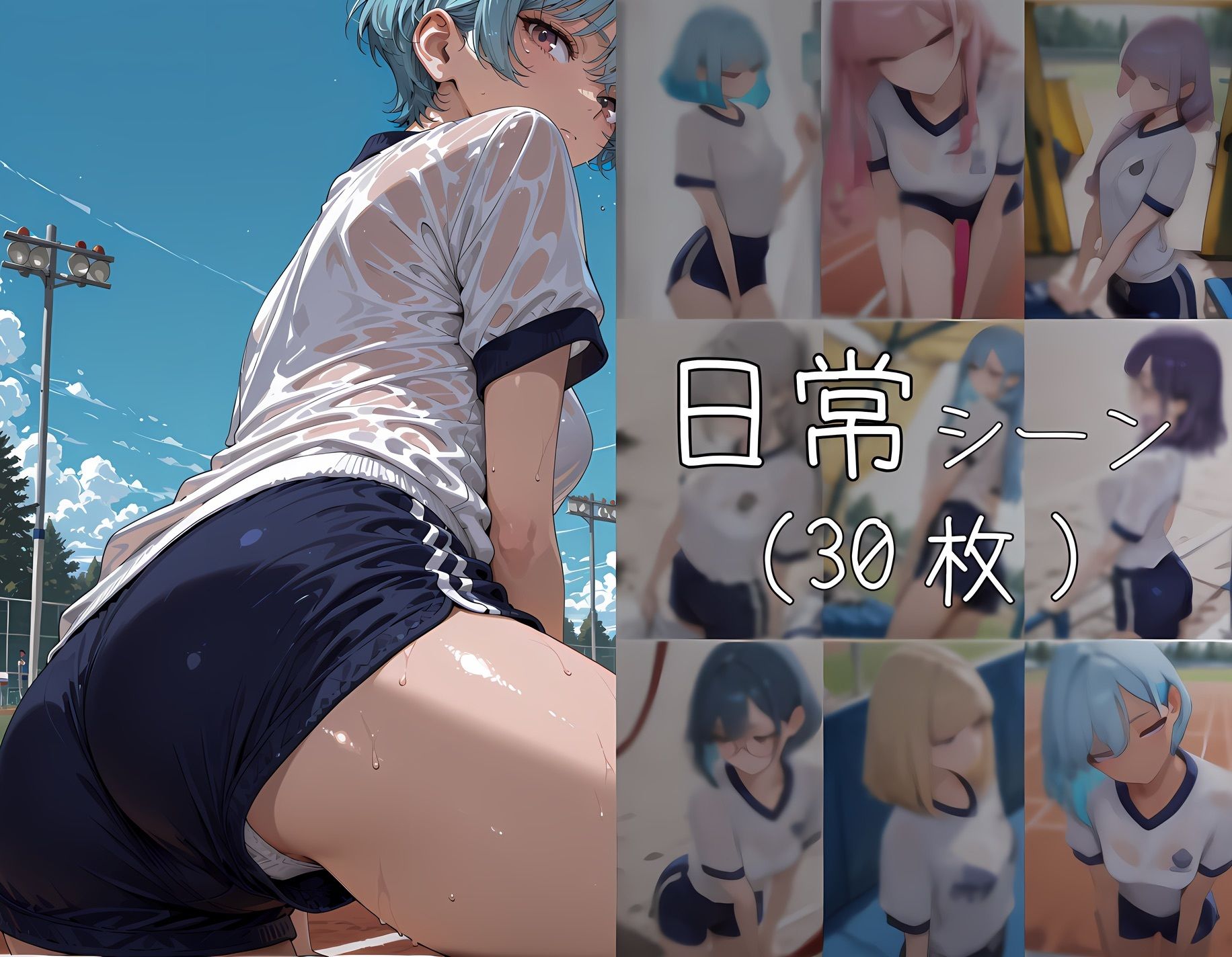 おじさん教員に種付けされる体育祭 - サンプル画像 3